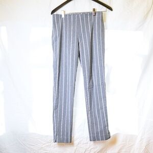 Calvin Klein Gray Pin-Stripe Dress/tuxedo Light-Pink Pin-Stripe Stretch Pants